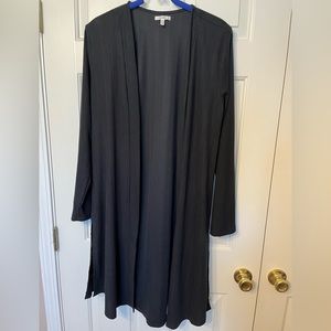 Maurice’s long textured cardigan